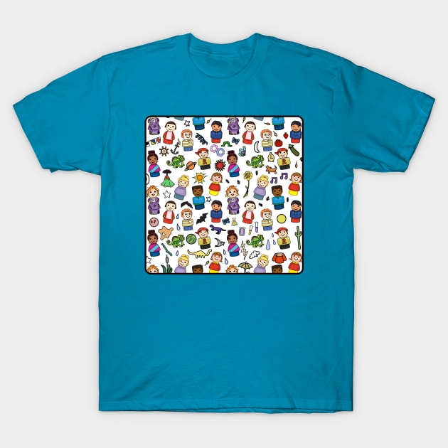 Little Magic School Bus Class Photo T-Shirt by Slightly Unhinged